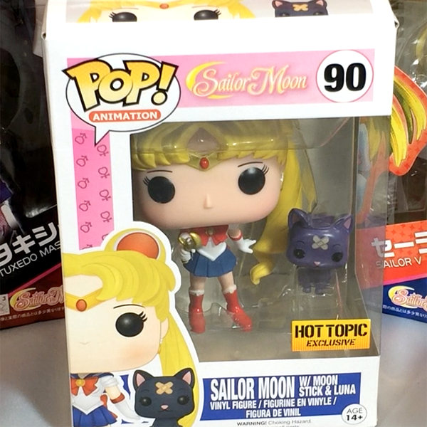 Funko Pop! Animation Sailor Moon #90 with Moon Stick and Luna